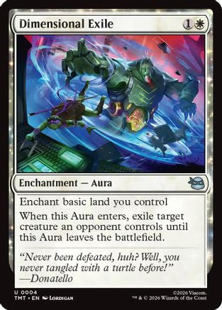 Dimensional Exile (TMT-004) - Teenage Mutant Ninja Turtles Foil-1