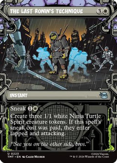 The Last Ronin's Technique (Showcase) (TMT-223) - Teenage Mutant Ninja Turtles Foil-1