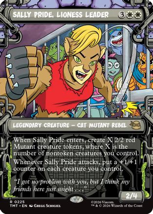 Sally Pride, Lioness Leader (Showcase) (TMT-225) - Teenage Mutant Ninja Turtles Foil-1