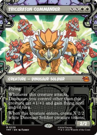 Triceraton Commander (Showcase) (TMT-226) - Teenage Mutant Ninja Turtles-1