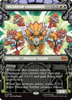 Triceraton Commander (Showcase) (TMT-226) - Teenage Mutant Ninja Turtles Foil-1