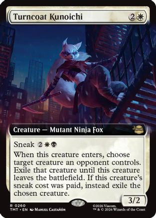 Turncoat Kunoichi (Extended Art) (TMT-260) - Teenage Mutant Ninja Turtles-1