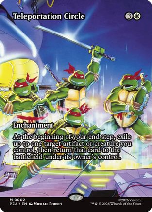 Teleportation Circle (Borderless) (PZA-002) - Teenage Mutant Ninja Turtles Eternal-Legal Foil-1