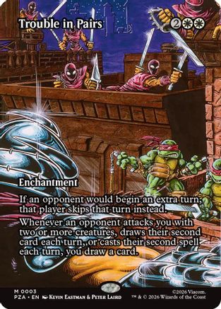 Trouble in Pairs (Borderless) (PZA-003) - Teenage Mutant Ninja Turtles Eternal-Legal-1