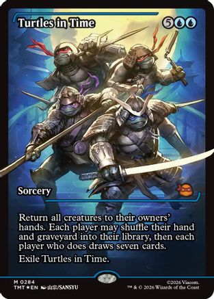 Turtles in Time (Showcase) (TMT-284) - Teenage Mutant Ninja Turtles Foil-1