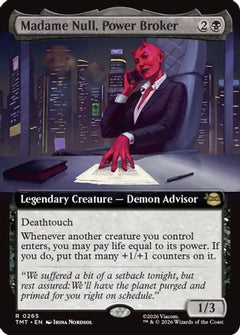 Madame Null, Power Broker (Extended Art) (TMT-265) - Teenage Mutant Ninja Turtles Foil-1