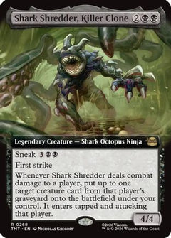 Shark Shredder, Killer Clone (Extended Art) (TMT-268) - Teenage Mutant Ninja Turtles Foil-1