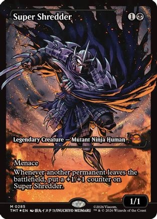 Super Shredder (Showcase) (TMT-285) - Teenage Mutant Ninja Turtles Foil-1