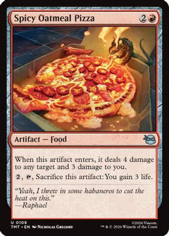Spicy Oatmeal Pizza (TMT-109) - Teenage Mutant Ninja Turtles Foil-1