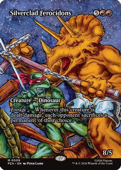 Silverclad Ferocidons (Borderless) (PZA-009) - Teenage Mutant Ninja Turtles Eternal-Legal-1