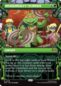 Michelangelo's Technique (Showcase) (TMT-239) - Teenage Mutant Ninja Turtles-1