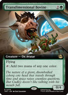 Transdimensional Bovine (Extended Art) (TMT-274) - Teenage Mutant Ninja Turtles Foil-1