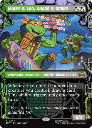 Mikey & Leo, Chaos & Order (Showcase) [Teenage Mutant Ninja Turtles]-1