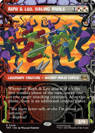 Raph & Leo, Sibling Rivals (Showcase) [Teenage Mutant Ninja Turtles]-1