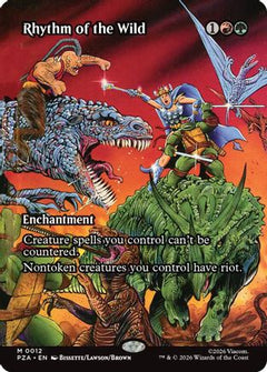 Rhythm of the Wild (Borderless) (PZA-012) - Teenage Mutant Ninja Turtles Eternal-Legal Foil-1