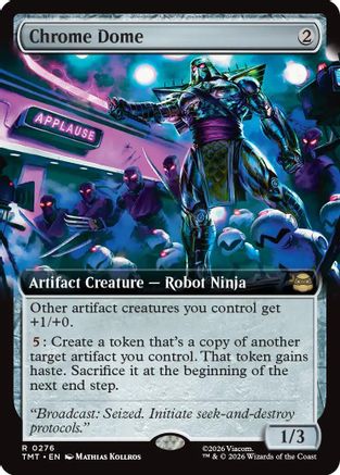 Chrome Dome (Extended Art) (TMT-276) - Teenage Mutant Ninja Turtles-1