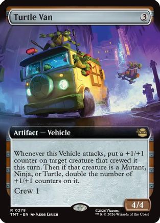 Turtle Van (Extended Art) (TMT-278) - Teenage Mutant Ninja Turtles Foil-1