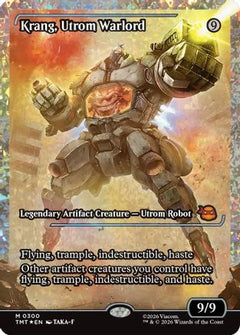 Krang, Utrom Warlord (Showcase) (Fracture Foil) (TMT-300) - Teenage Mutant Ninja Turtles Foil-1
