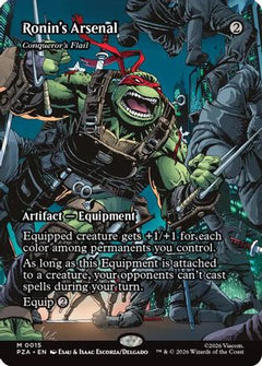 Ronin's Arsenal - Conqueror's Flail (Borderless) (PZA-015) - Teenage Mutant Ninja Turtles Eternal-Legal-1
