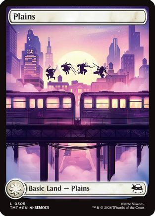 Plains (0305) (Surge Foil) [Teenage Mutant Ninja Turtles]-1