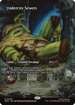 Undercity Sewers (Borderless) (PZA-020) - Teenage Mutant Ninja Turtles Eternal-Legal Foil-1