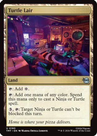 Turtle Lair (TMT-190) - Teenage Mutant Ninja Turtles Foil-1