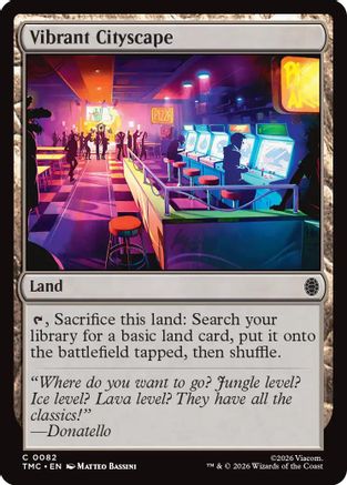 Vibrant Cityscape (TMC-082) - Commander: Teenage Mutant Ninja Turtles-1
