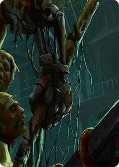 Riptide, Lurker of the Deep // Gravy Bones, Shipwrecked Looter Double Sided Art Card (Middle Center) - GEM Pack 2-1