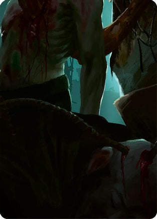 Riptide, Lurker of the Deep // Gravy Bones, Shipwrecked Looter Double Sided Art Card (Bottom Right) - GEM Pack 2-1