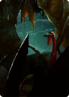 Riptide, Lurker of the Deep // Gravy Bones, Shipwrecked Looter Double Sided Art Card (Bottom Left) - GEM Pack 2-1