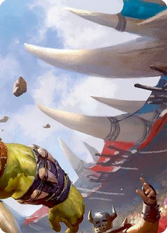 Tuffnut, Bumbling Hulkster // Kayo, Underhanded Cheat Double Sided Art Card (Top Center) - GEM Pack 3-1