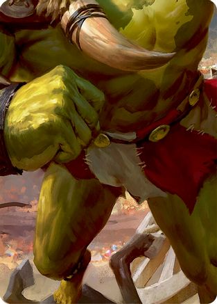Tuffnut, Bumbling Hulkster // Kayo, Underhanded Cheat Double Sided Art Card (Middle Left) - GEM Pack 3-1