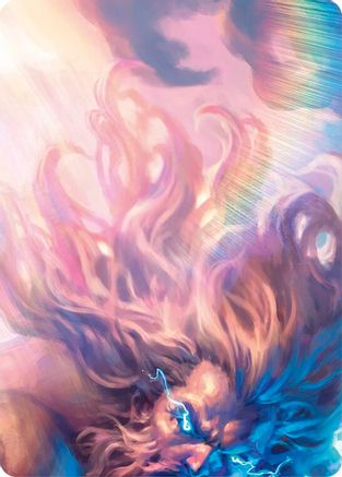 Enlightened Strike // Shelter from the Storm Double Sided Art Card (Top Left) - GEM Pack 4-1