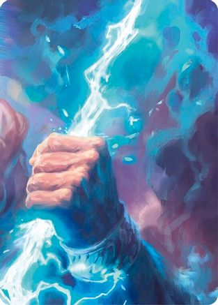 Enlightened Strike // Shelter from the Storm Double Sided Art Card (Top Center) - GEM Pack 4-1