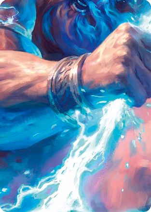 Enlightened Strike // Shelter from the Storm Double Sided Art Card (Middle Left) - GEM Pack 4-1
