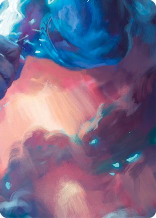 Enlightened Strike // Shelter from the Storm Double Sided Art Card (Middle Center) - GEM Pack 4-1