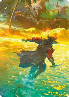 Treasure Island // High Seas Map Doubled Sided Art Card (Middle Right) - High Seas-1