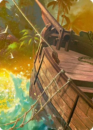 Treasure Island // High Seas Map Doubled Sided Art Card (Middle Center) - High Seas-1