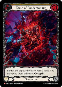 Tome Of Pandemonium (Yellow) (Extended Art) (PEN277) - Compendium of Rathe Rainbow Foil-1
