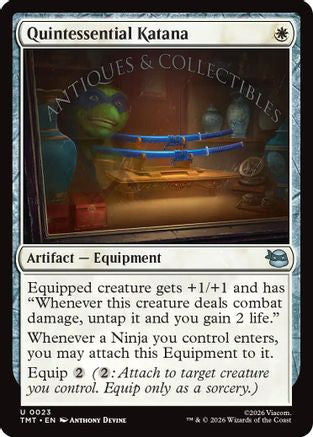 Quintessential Katana (TMT-023) - Teenage Mutant Ninja Turtles Foil-1