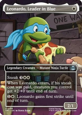 Leonardo, Leader in Blue (Borderless) (TMT-196) - Teenage Mutant Ninja Turtles-1