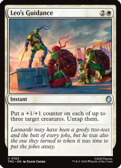 Leo's Guidance (TMC-102) - Commander: Teenage Mutant Ninja Turtles-1