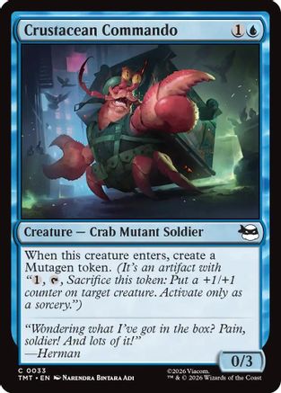 Crustacean Commando (TMT-033) - Teenage Mutant Ninja Turtles Foil-1