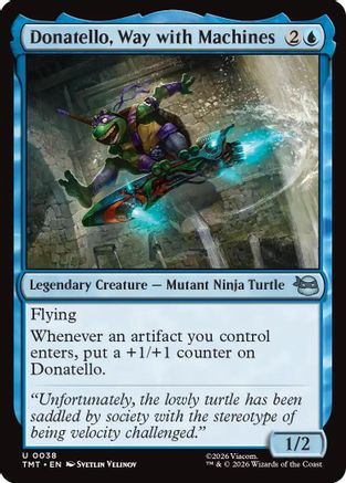 Donatello, Way with Machines (TMT-038) - Teenage Mutant Ninja Turtles Foil-1