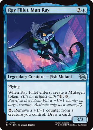 Ray Fillet, Man Ray (TMT-049) - Teenage Mutant Ninja Turtles-1