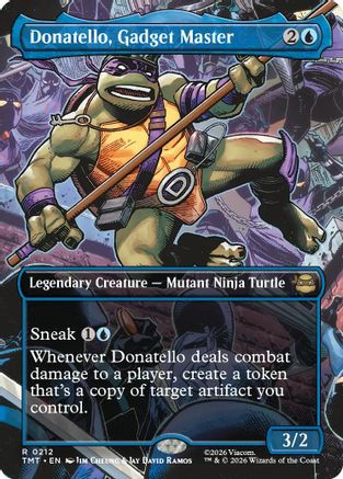 Donatello, Gadget Master (Borderless) (TMT-212) - Teenage Mutant Ninja Turtles Foil-1