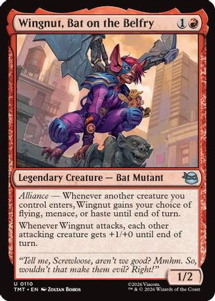 Wingnut, Bat on the Belfry (TMT-110) - Teenage Mutant Ninja Turtles-1