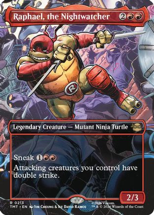 Raphael, the Nightwatcher (Borderless) (TMT-213) - Teenage Mutant Ninja Turtles-1