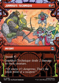 Jennika's Technique (Showcase) (TMT-236) - Teenage Mutant Ninja Turtles Foil-1