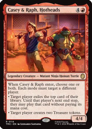 Casey & Raph, Hotheads (TMC-114) - Commander: Teenage Mutant Ninja Turtles-1